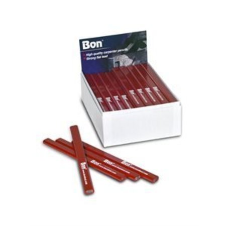 BON TOOL Bon 84-841 Pencil, Red Casing Hard Black Lead, (72/Pkg) 84-841